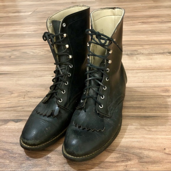 laredo boots lace up